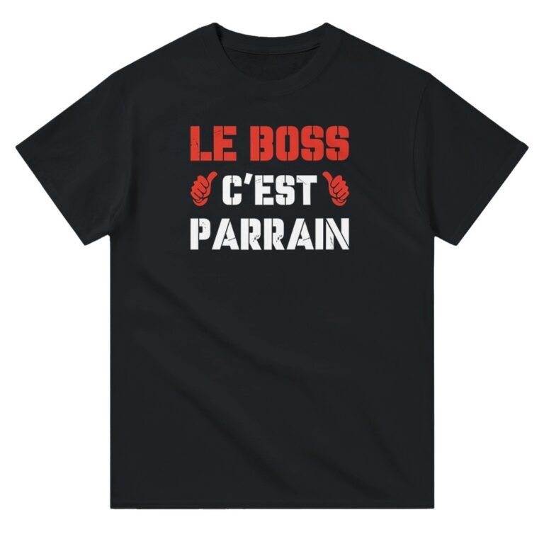 T shirt Parrain Le boss c'est parrain