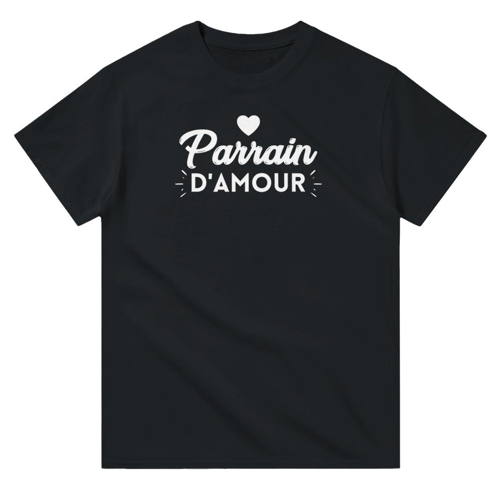 Cadeau Parrain | T-shirt Parrain d'amour T shirt Parrain d’amour
