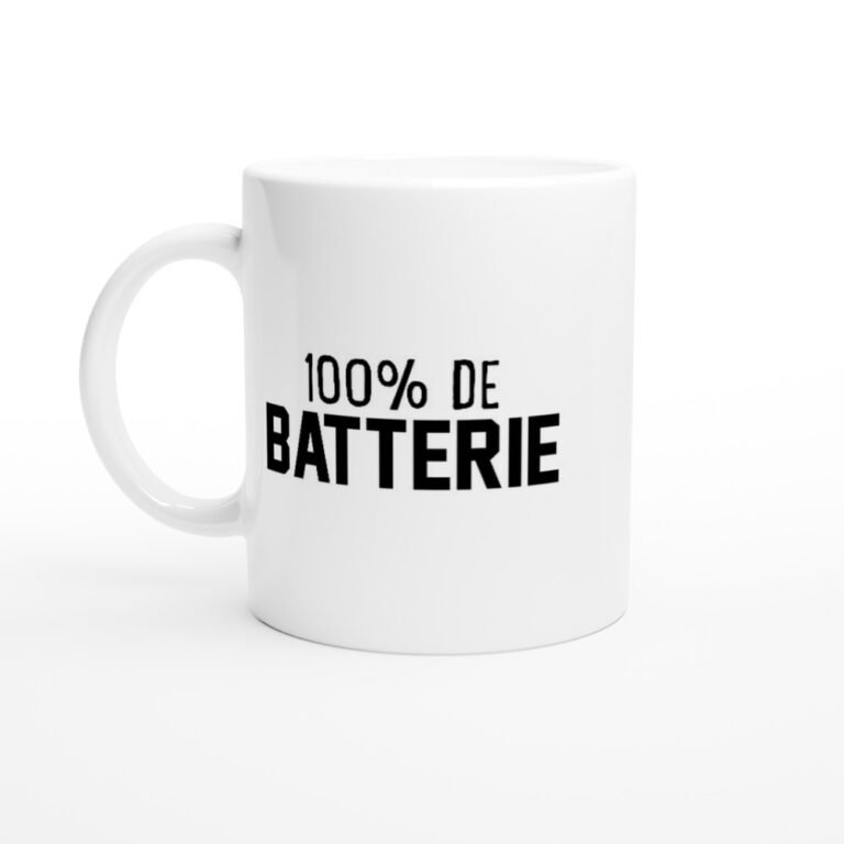 Mug 100 % de batterie