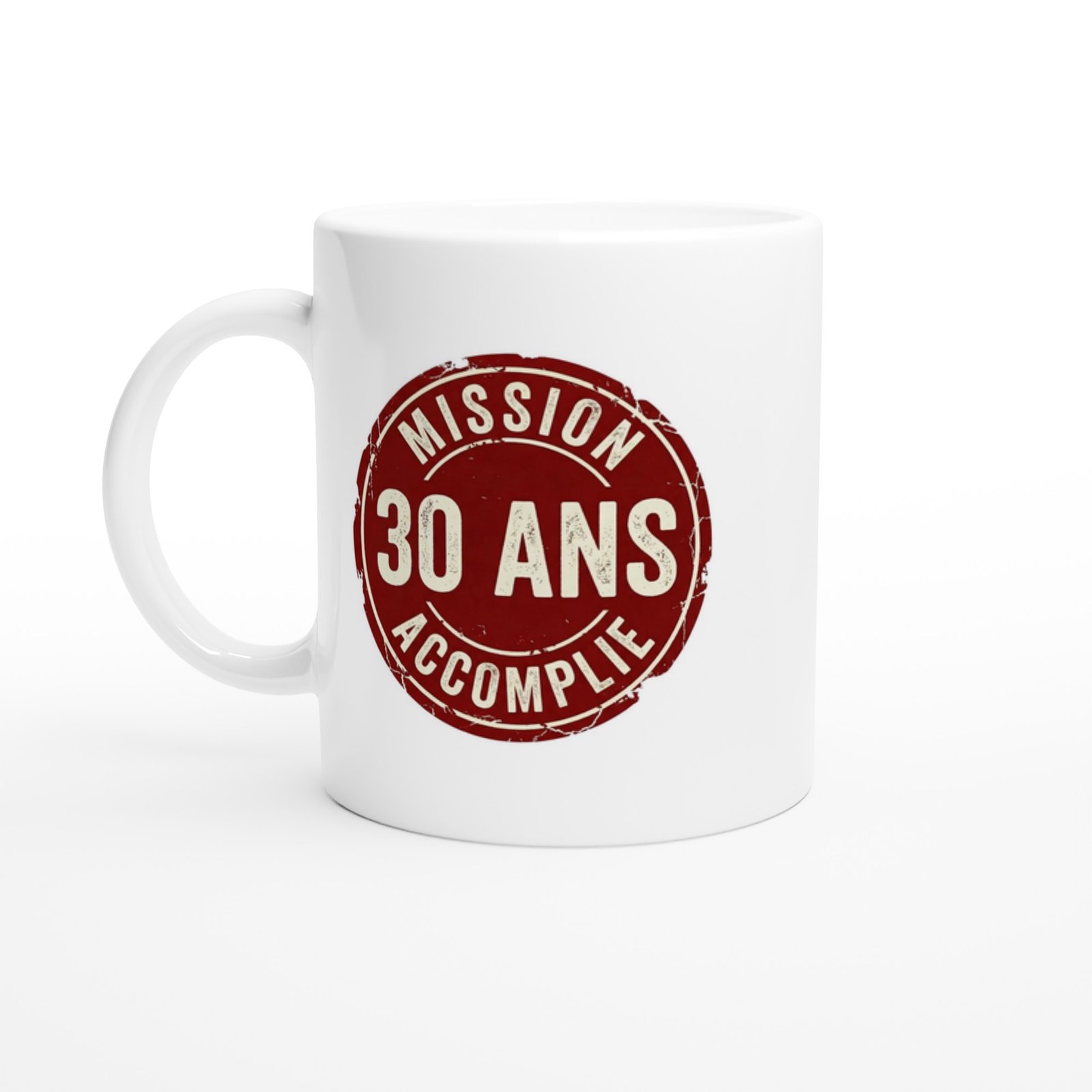 Mug 30 ans anniversaire Mission 30 Ans Accomplie – Idée Cadeau Original