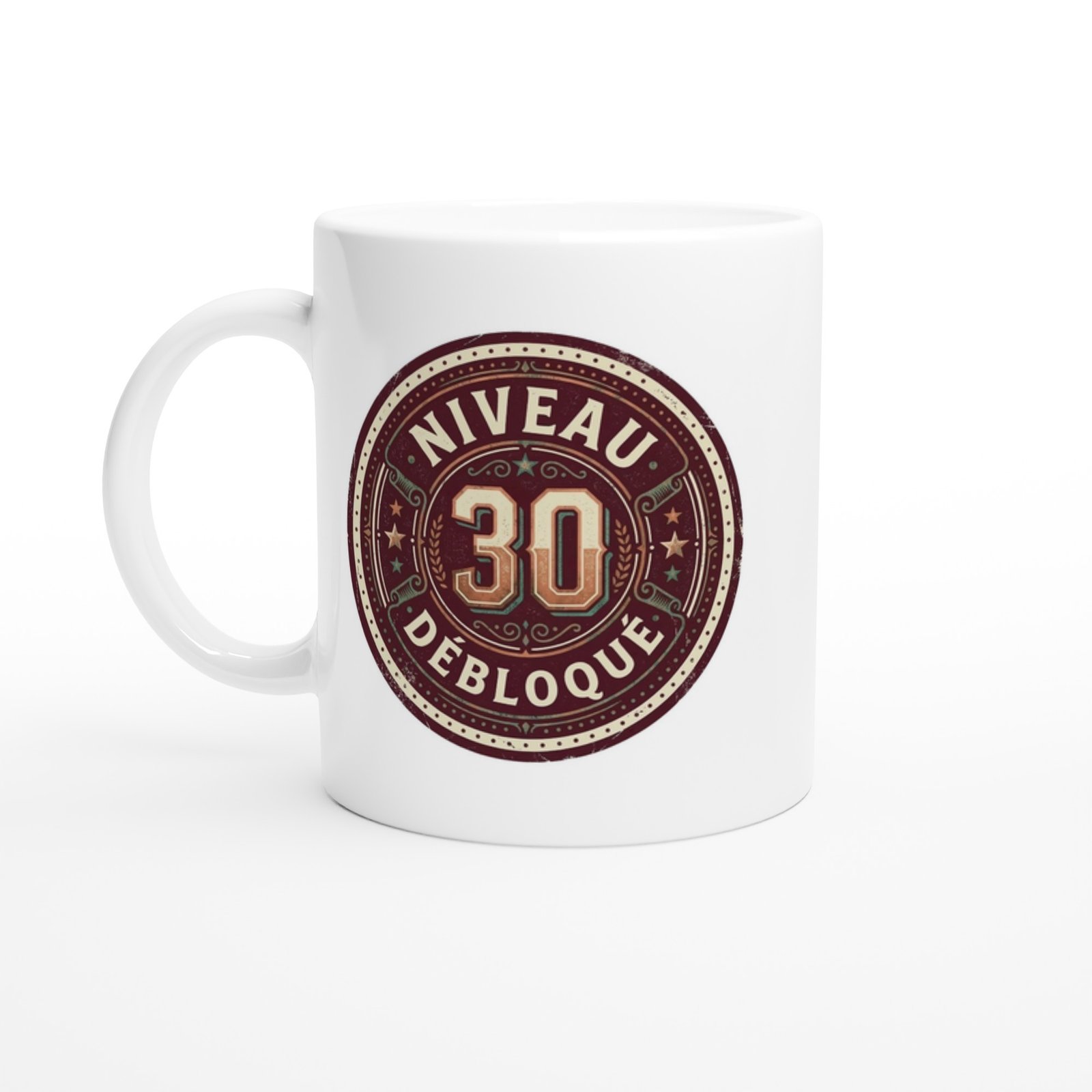 Mug 30 ans Anniversaire Niveau 30 Débloqué Mug 30 ans Anniversaire Niveau 30 Débloqué – Idée Cadeau Original
