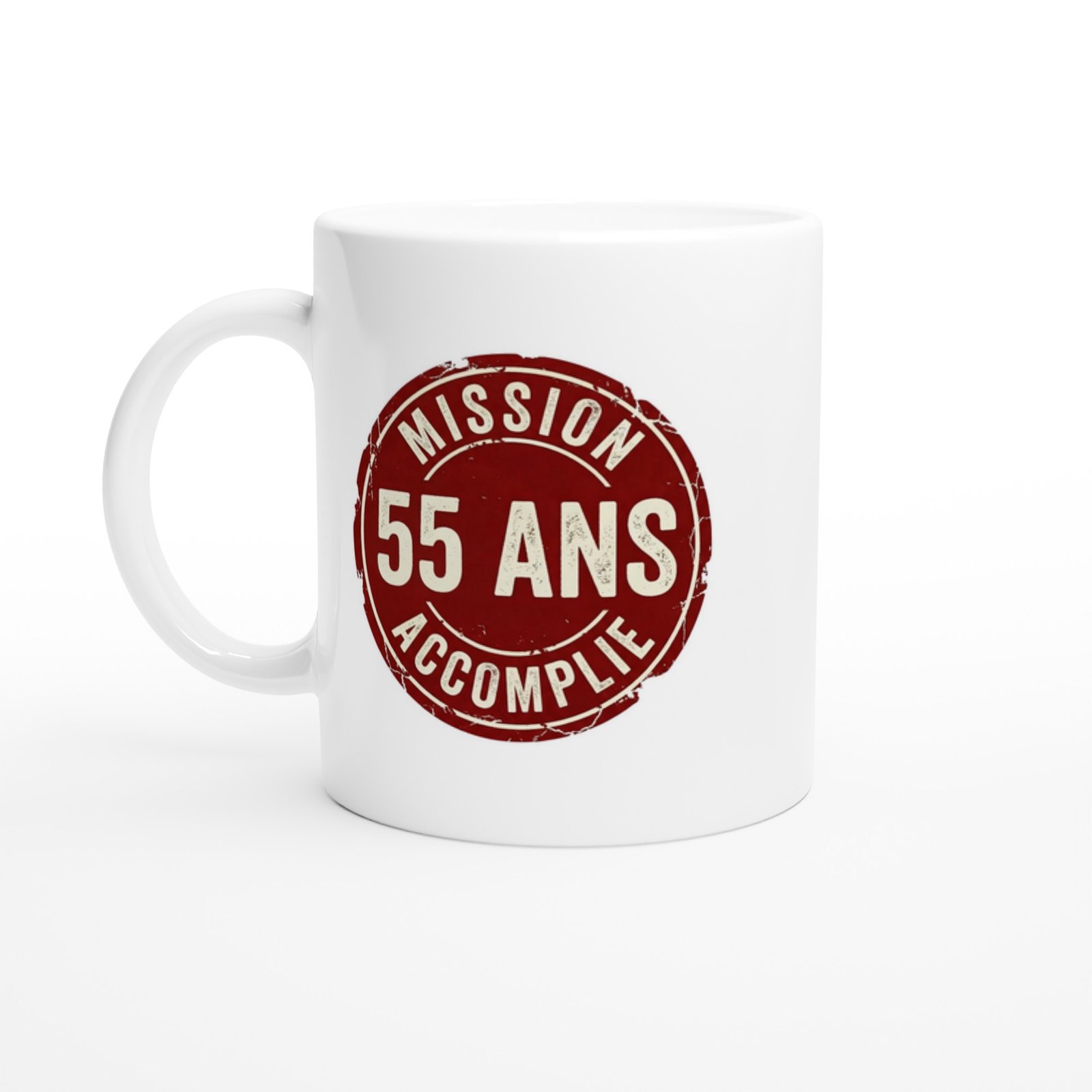 Mug 55 Ans Anniversaire 55 ans Mission Accomplie – Idée Cadeau Original