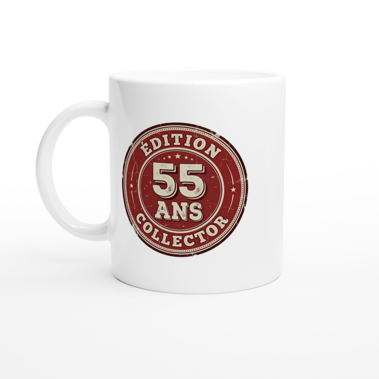 Mug 55 ans Anniversaire Édition Collector 55 Ans – Idée Cadeau Original