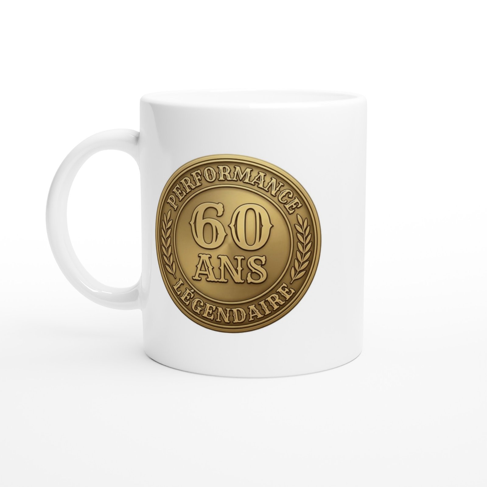 Mug 60 ans anniversaire Performance Légendaire 60 Ans – Idée Cadeau Original