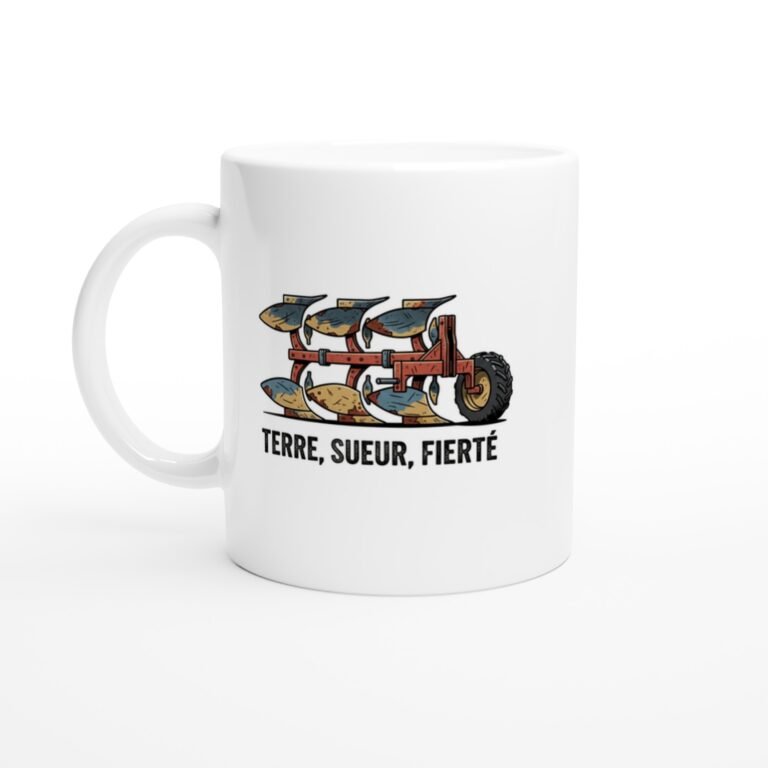 Mug Agriculteur Terre Sueur Fierté
