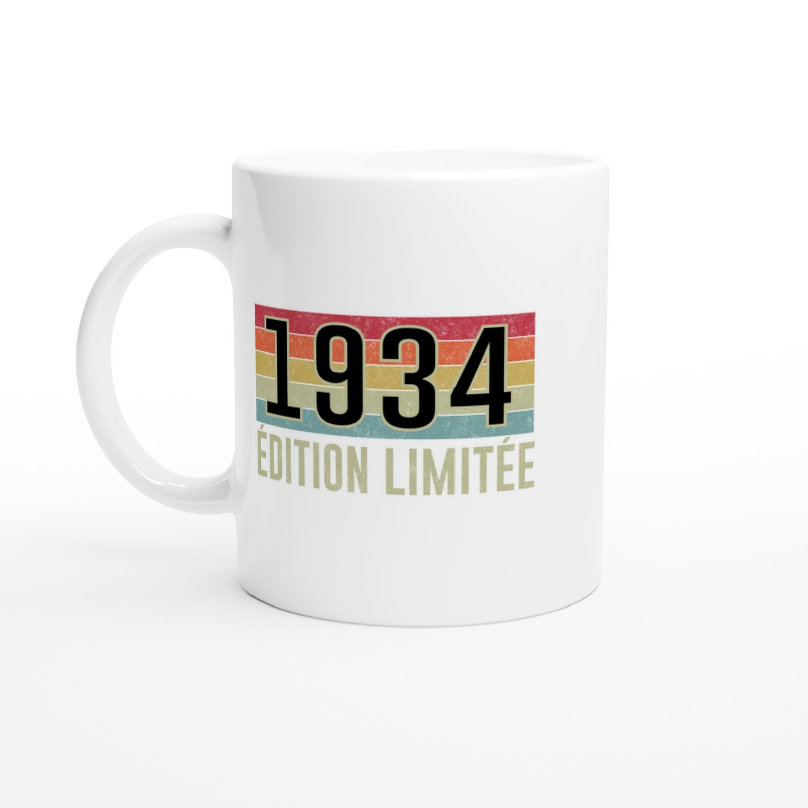 Mug Année de Naissance 1934 Mug Année de Naissance 1934 – Tasse Vintage Anniversaire