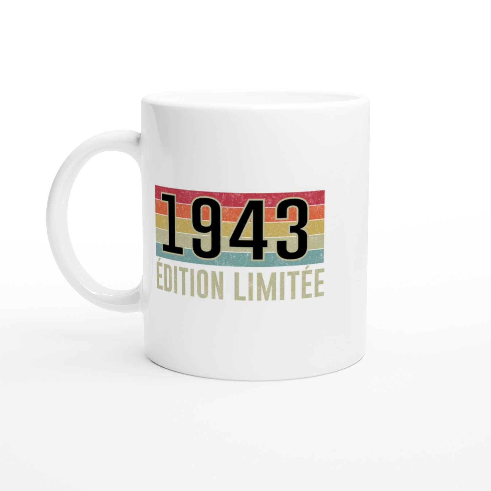 Mug Année de Naissance 1943 – Tasse Vintage Anniversaire