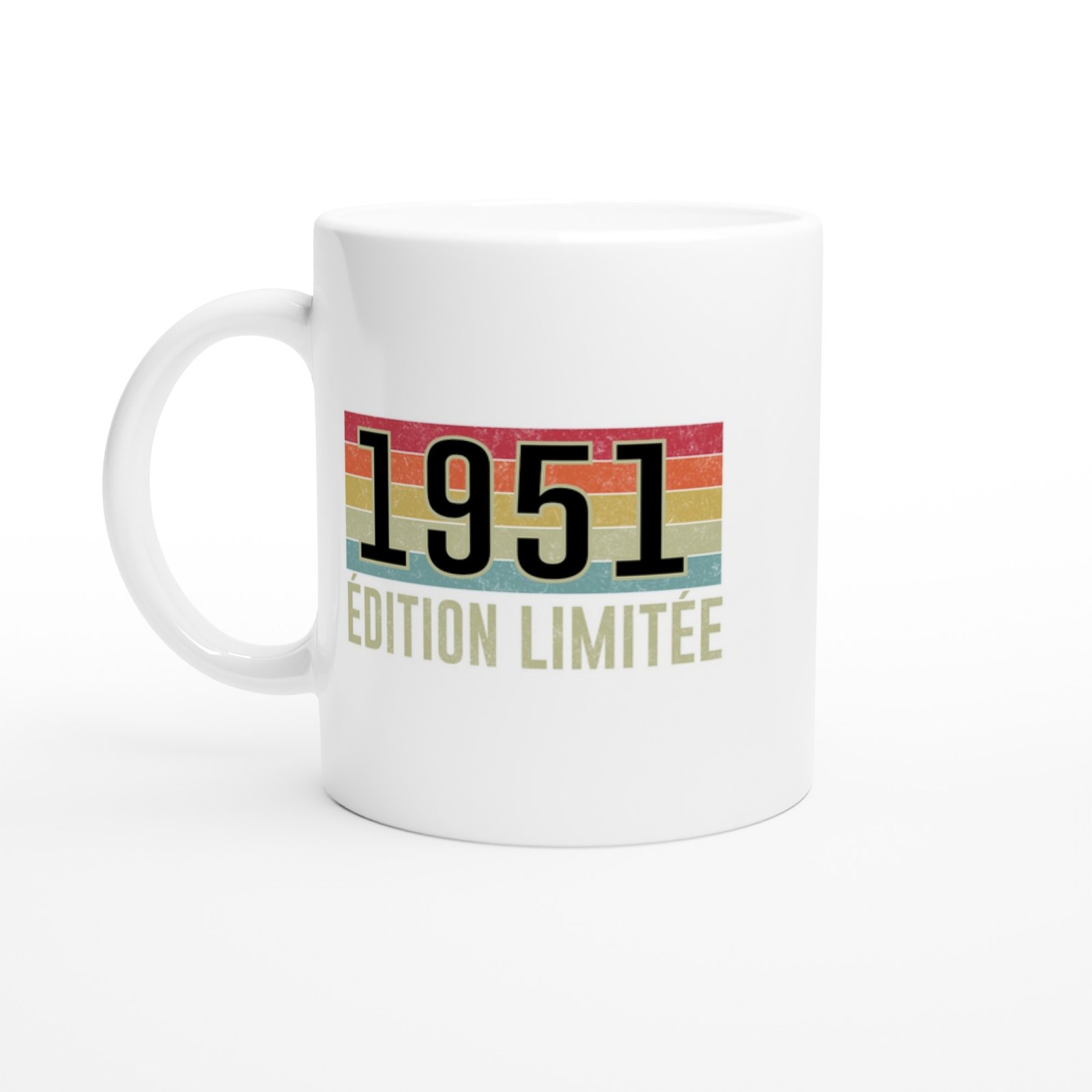 Mug Année de Naissance 1951 – Tasse Vintage Anniversaire