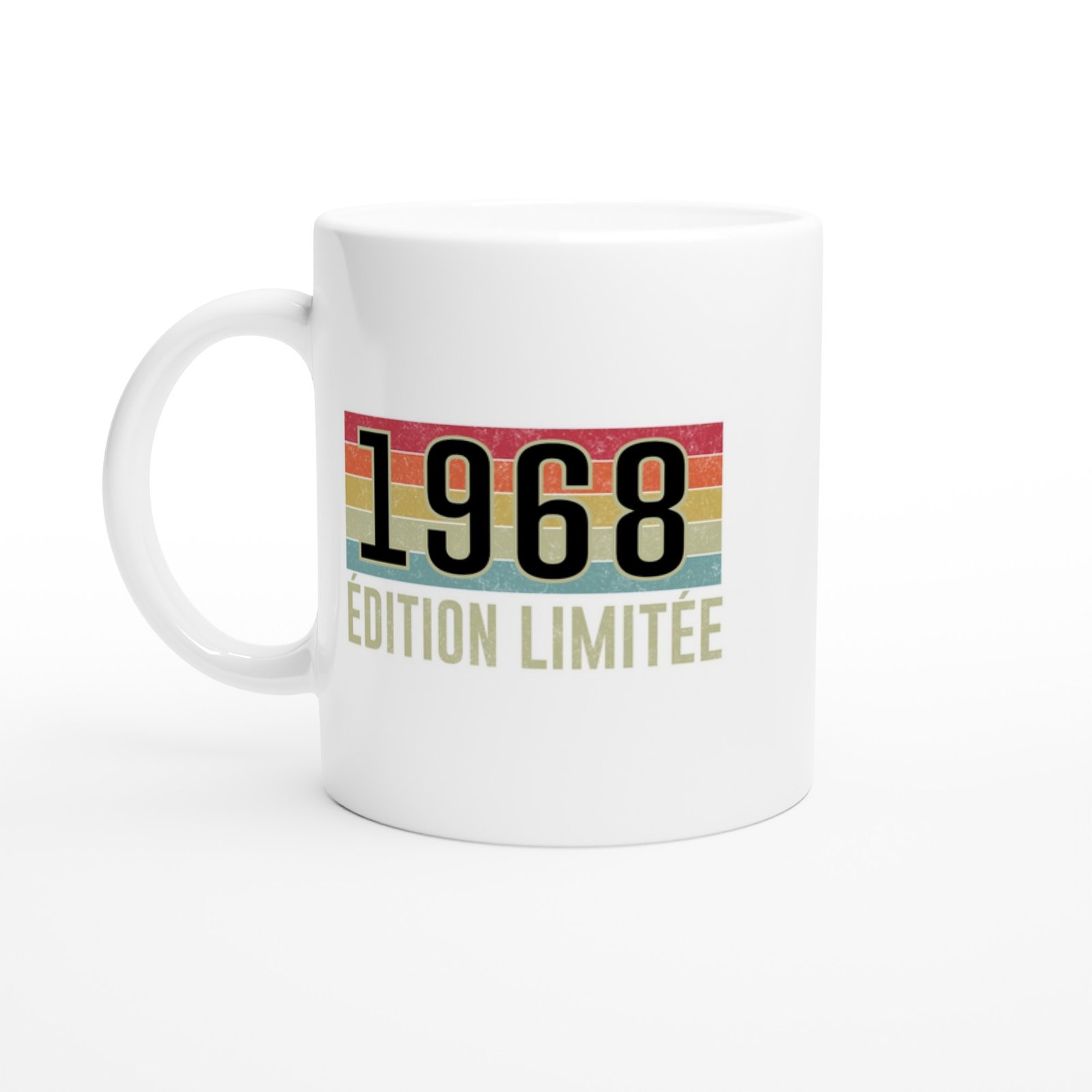 Mug Année de Naissance 1968 – Tasse Vintage Anniversaire