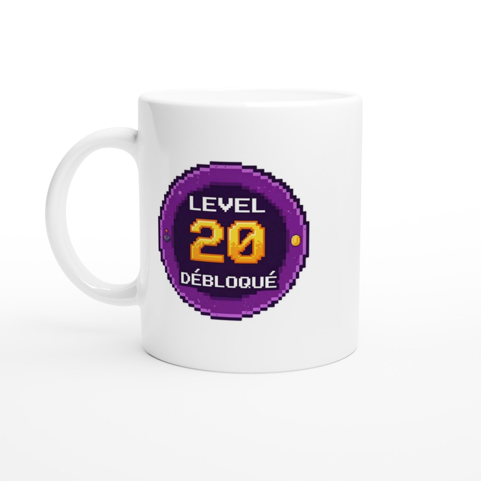 Mug Anniversaire 20 ans Level 20 Débloqué – Idée Cadeau Original