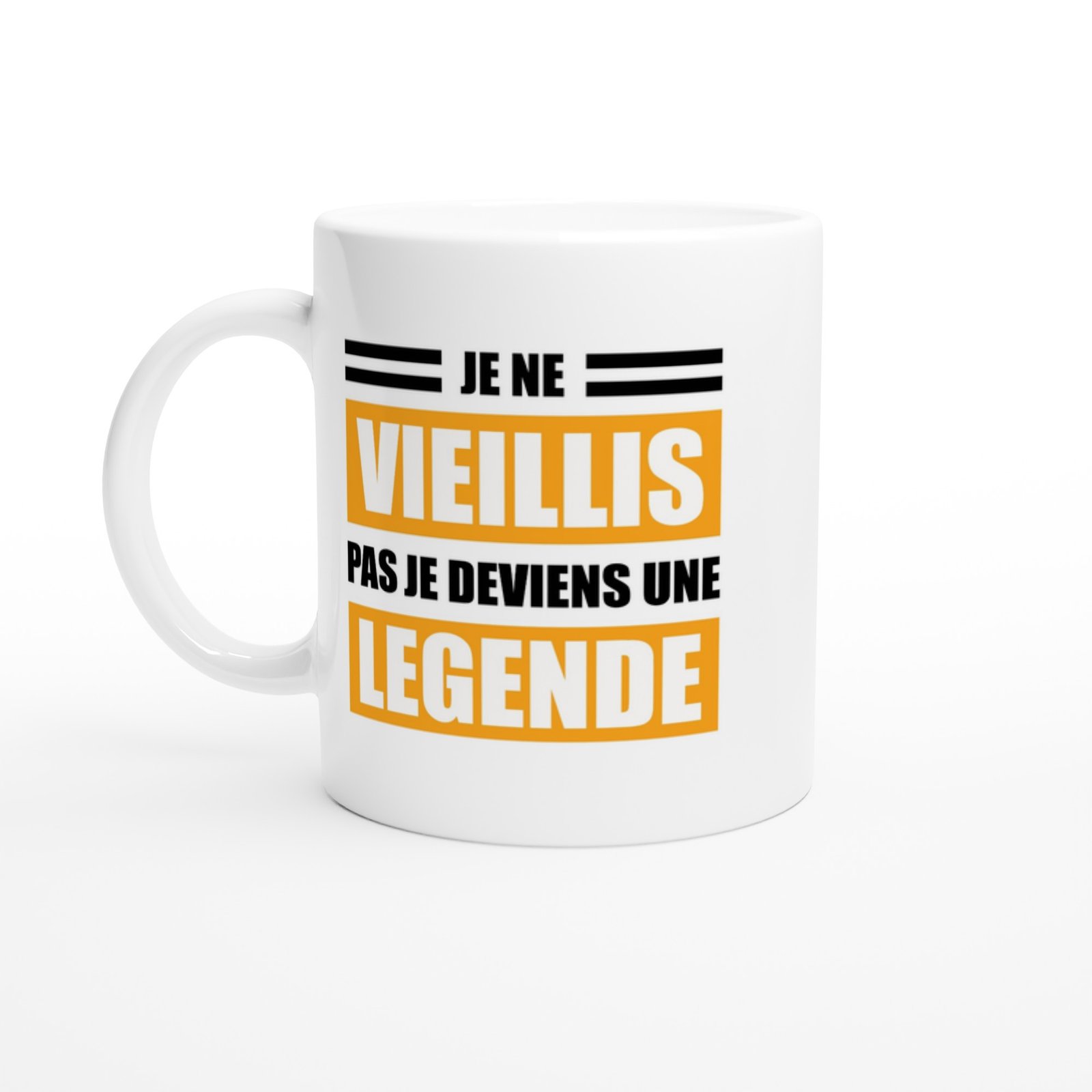 Mug Anniversaire je ne vieillis pas je deviens une légende