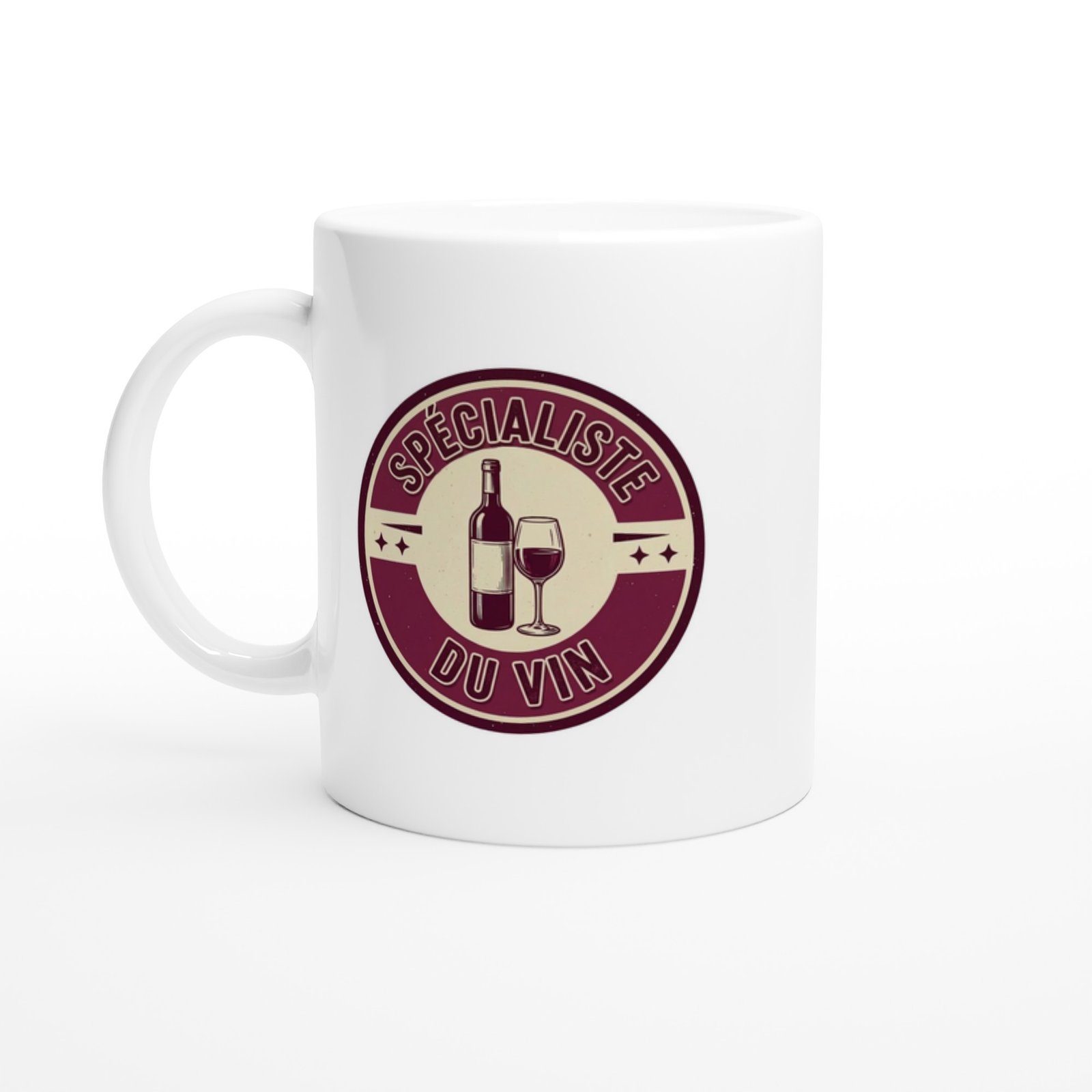 Mug Apéro Humour Spécialiste du Vin