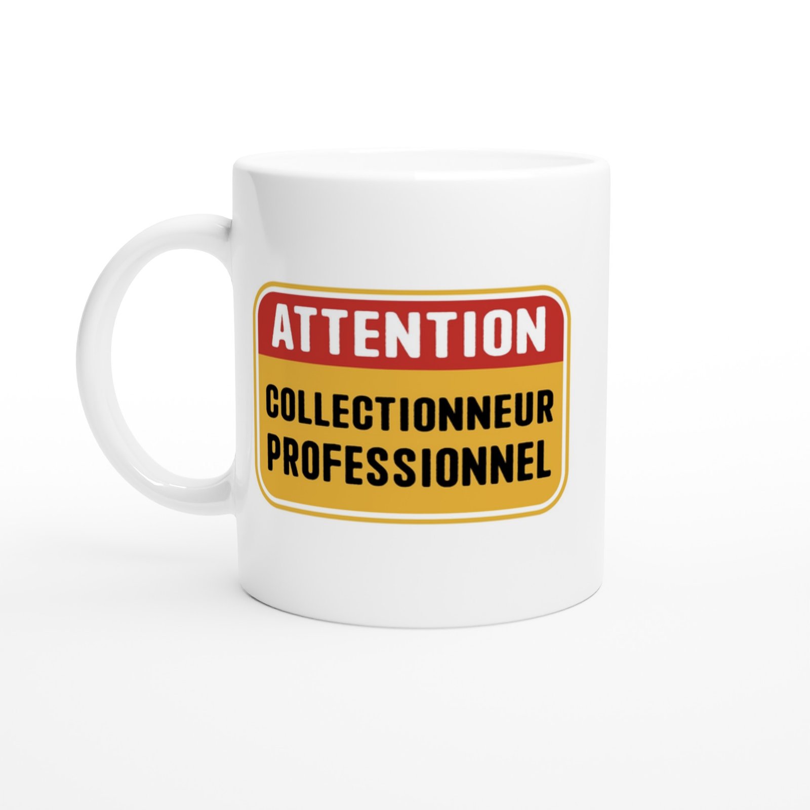 Mug Attention collectionneur professionnel Mug Attention collectionneur professionnel