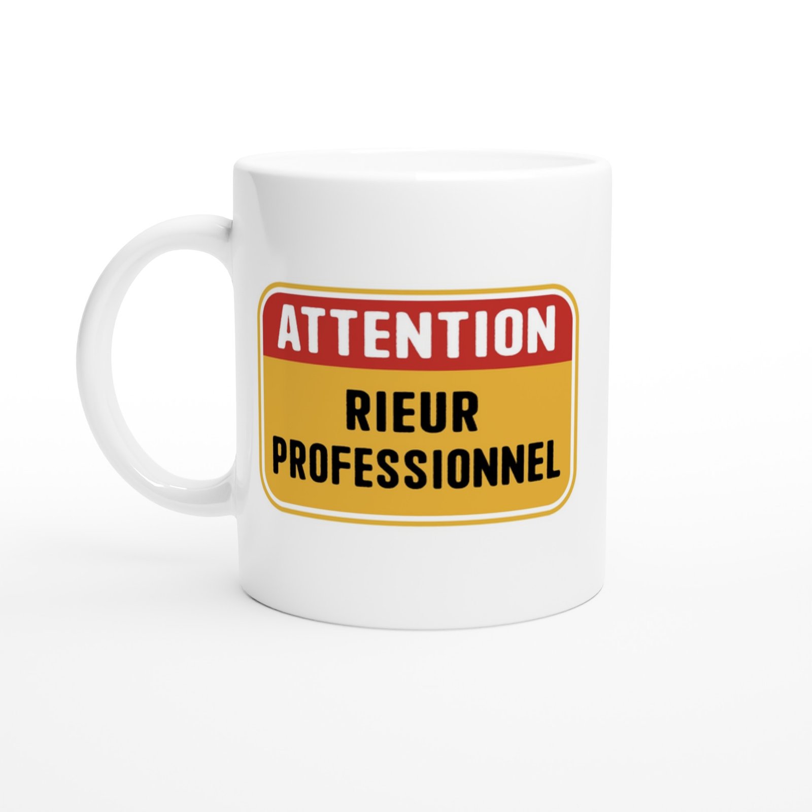 Mug Attention Rieur Professionnel