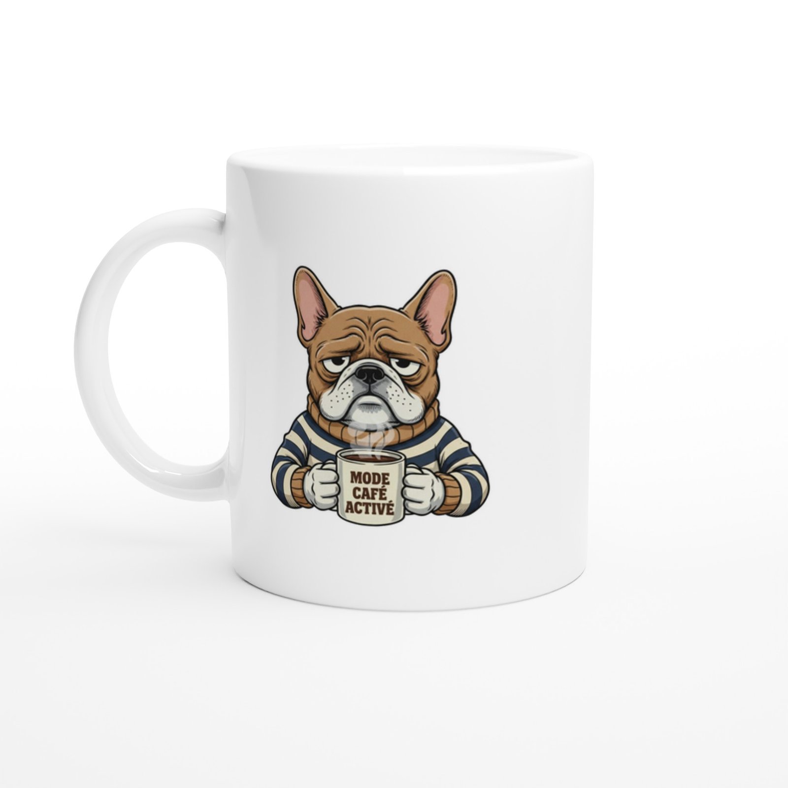 Mug bouledogue drôle Mode Café Activé