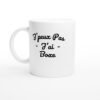 Mug Boxe J’peux pas j’ai boxe – calligraphie noire élégante