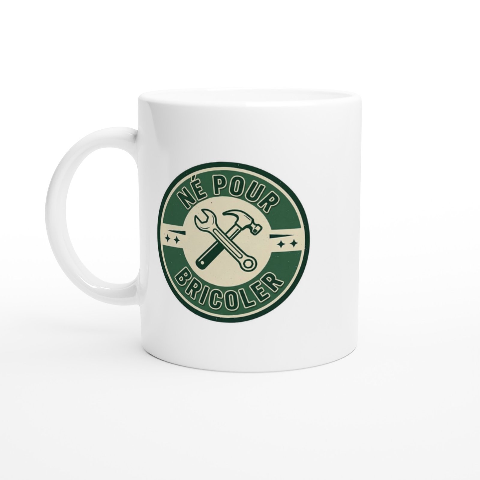 Mug Bricoleur fun Né Pour Bricoler