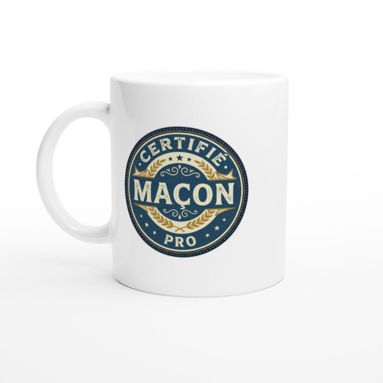 Mug Certifié Maçon Pro