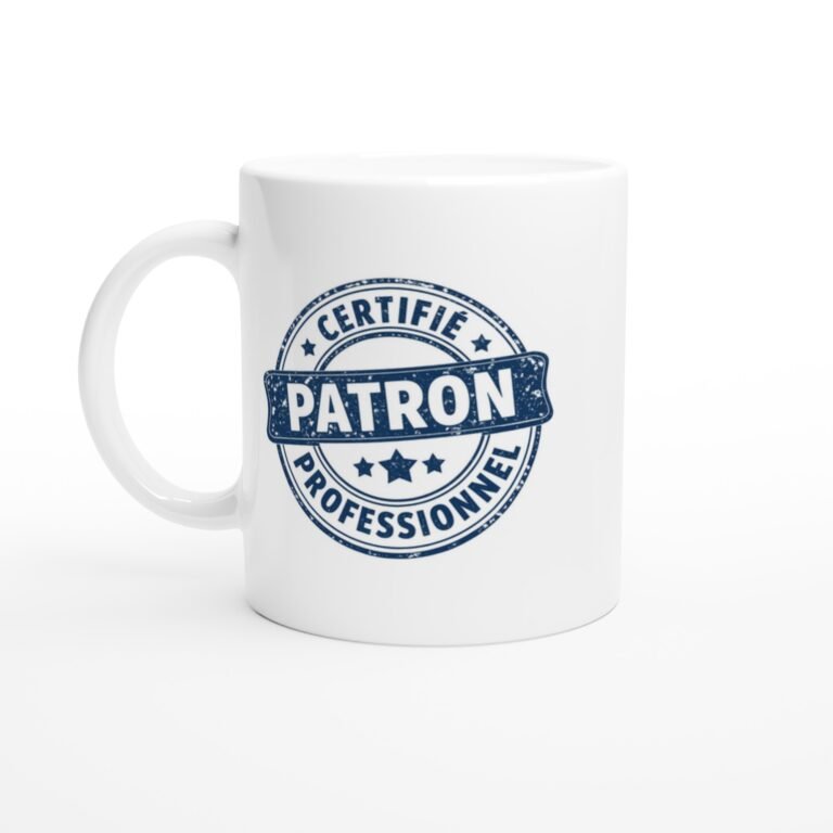 Mug Certifié Patron Professionnel