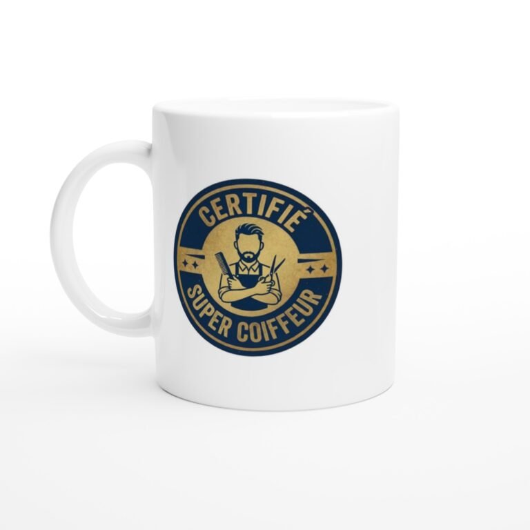 Mug Certifié Super Coiffeur