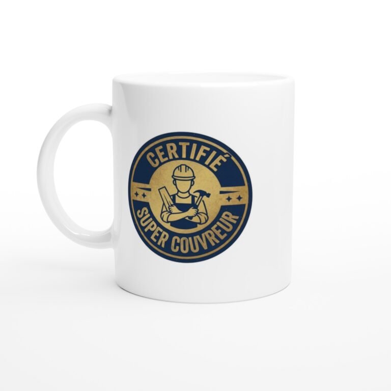 Mug Certifié Super Couvreur