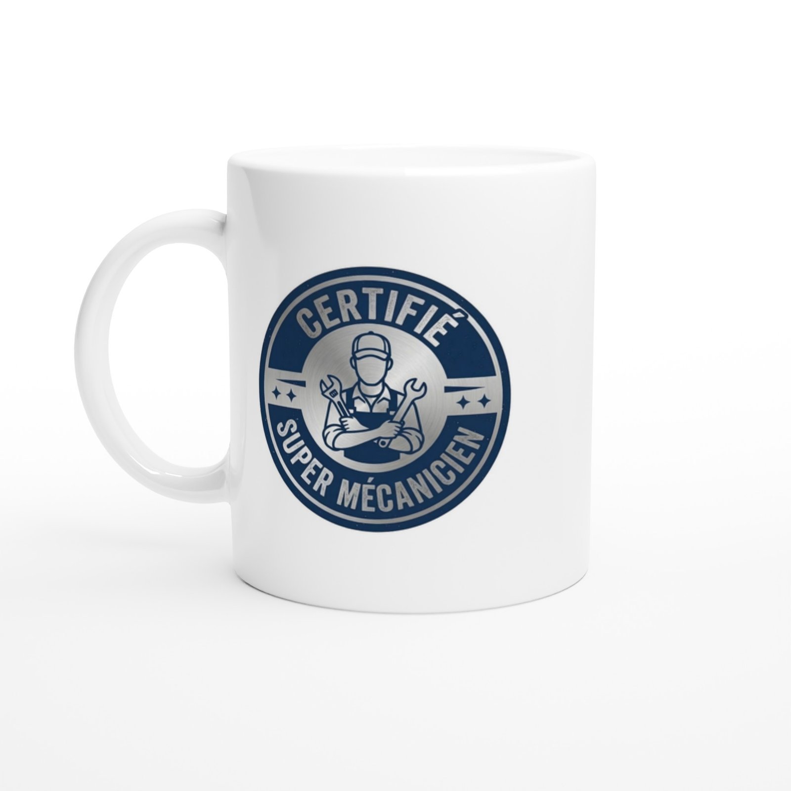 Mug Certifié Super Mécanicien