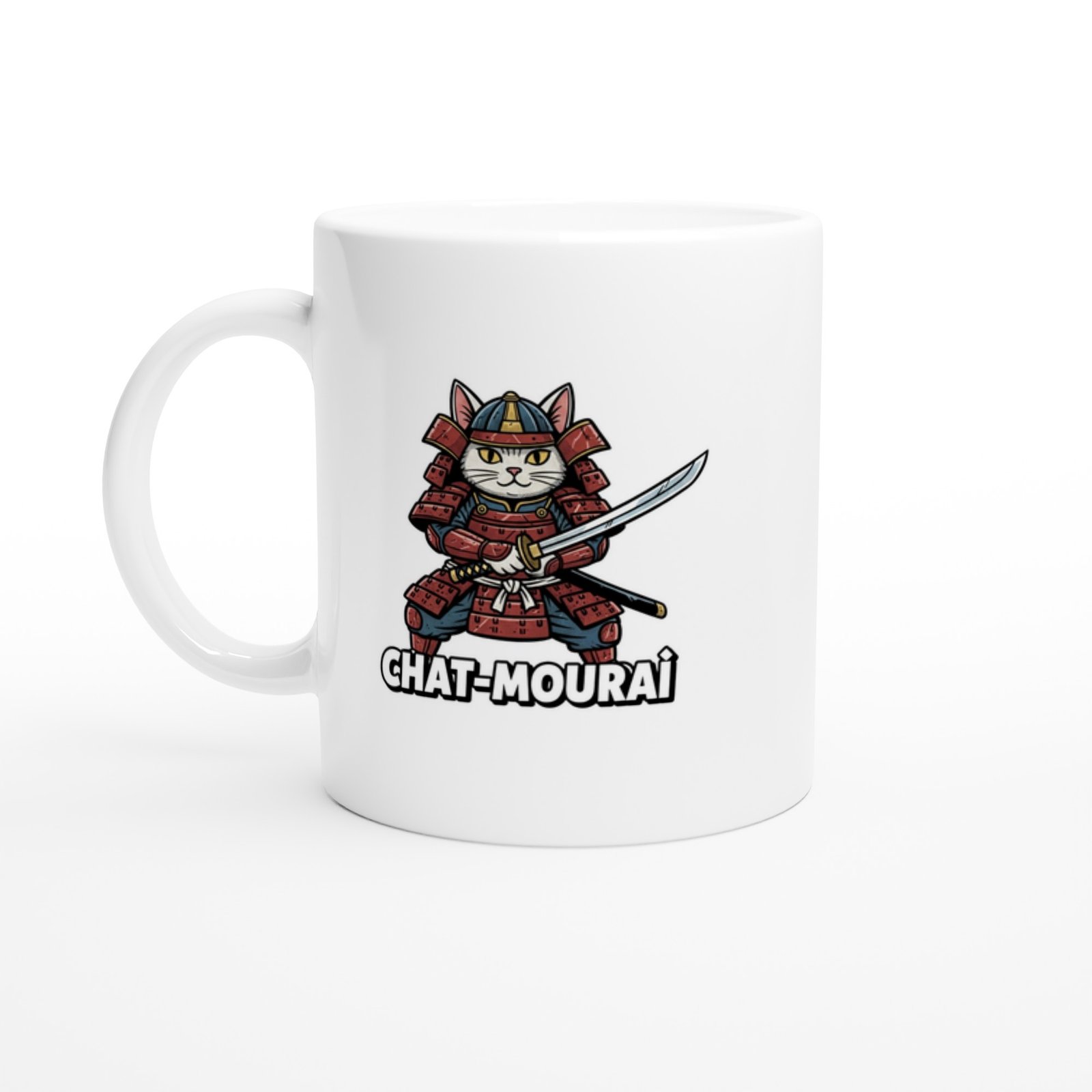 Mug Chat Humour Chat-Mouraï