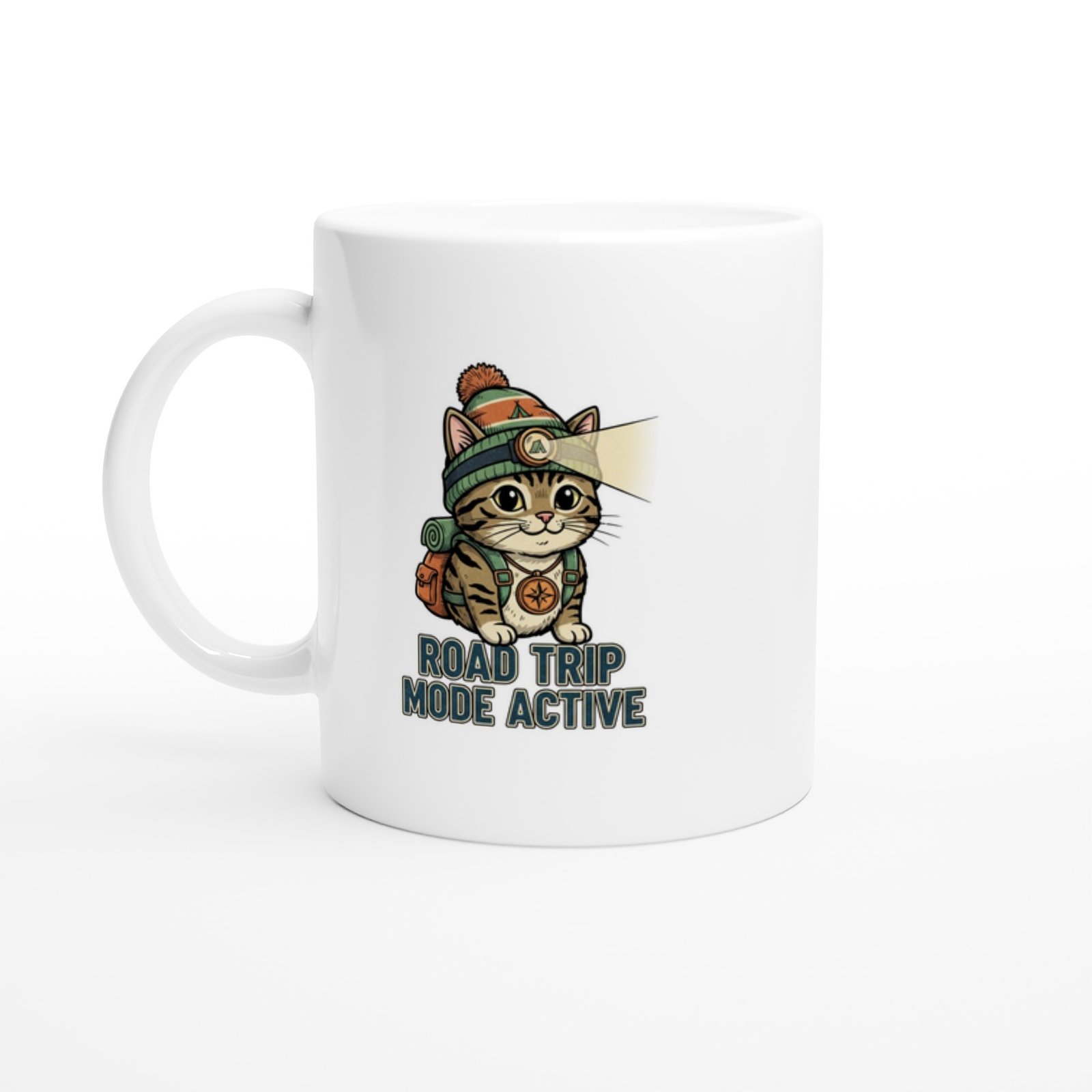 Mug Chat humour Road Trip Mode Activé