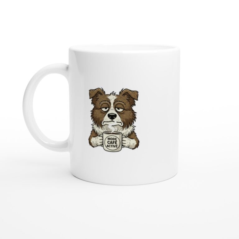 Mug Chien Fun Mode Café Activé