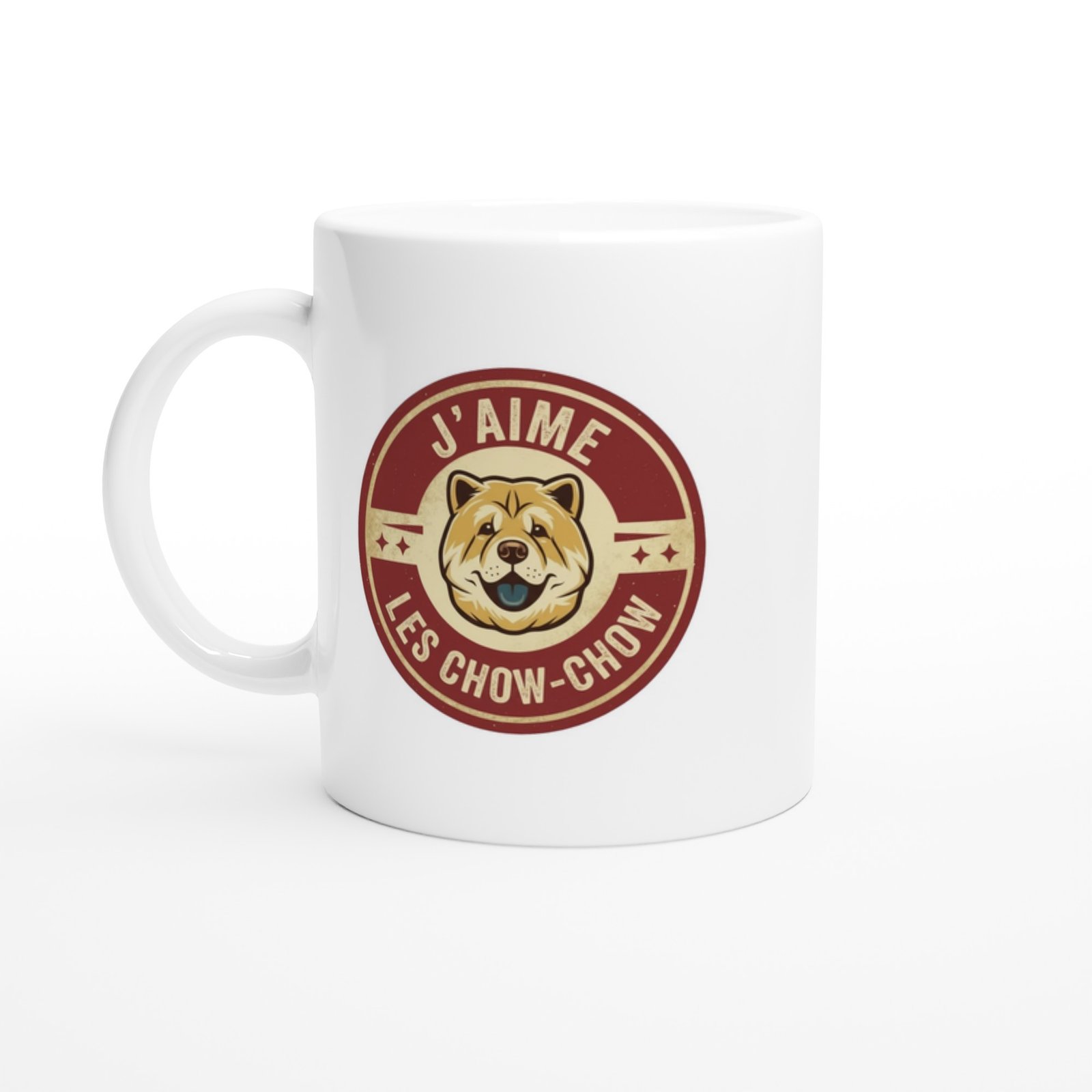 Mug Chow-Chow Humour J&rsquo;Aime Les Chow-Chow