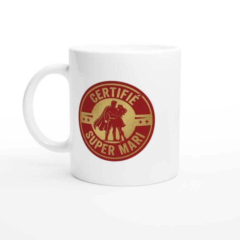 Mug Couple Humour certifié super mari
