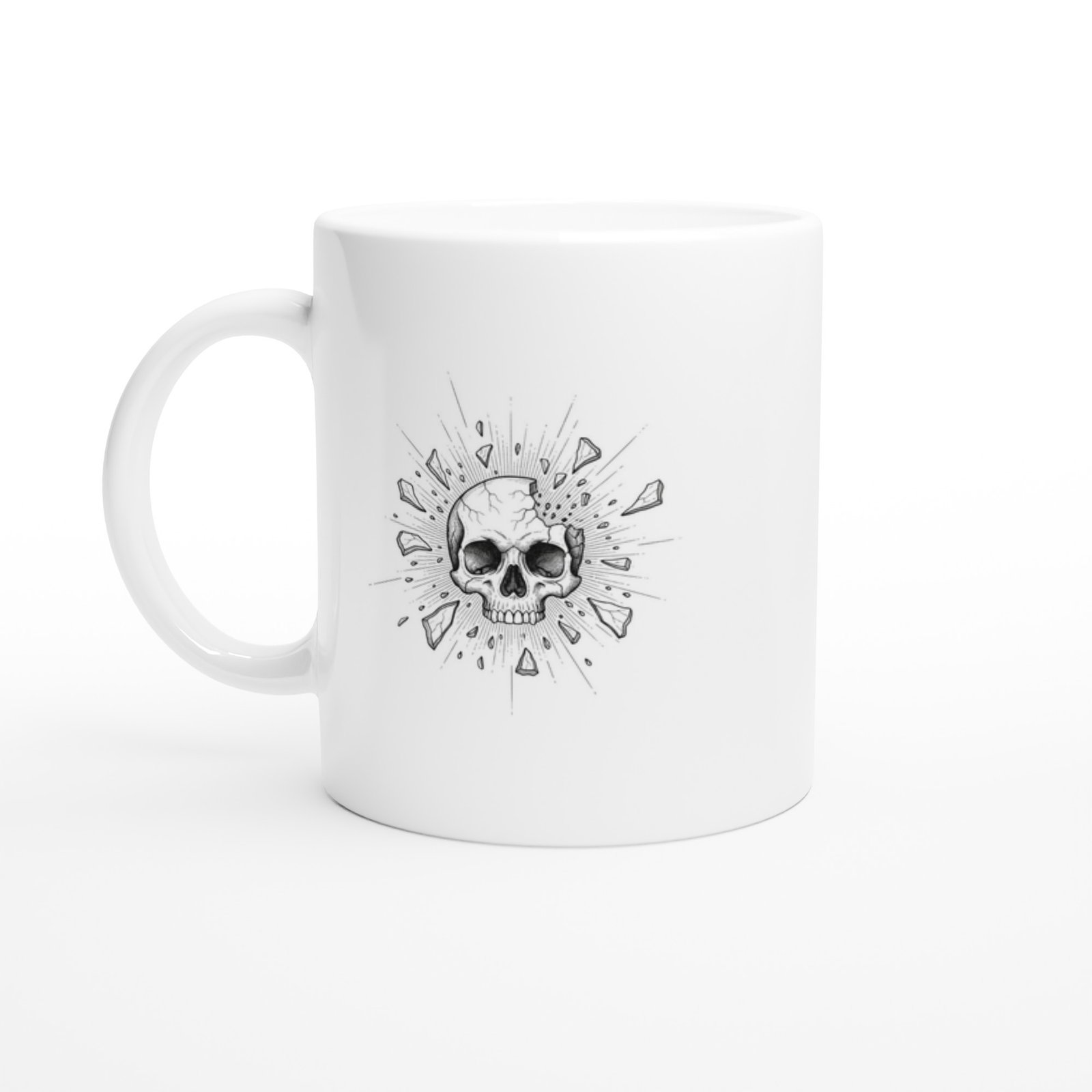 Mug Crâne éclat Gothique
