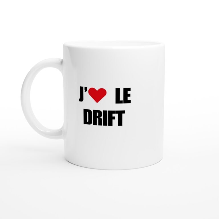 Mug Drift j'aime le drift - Idée Cadeau Original