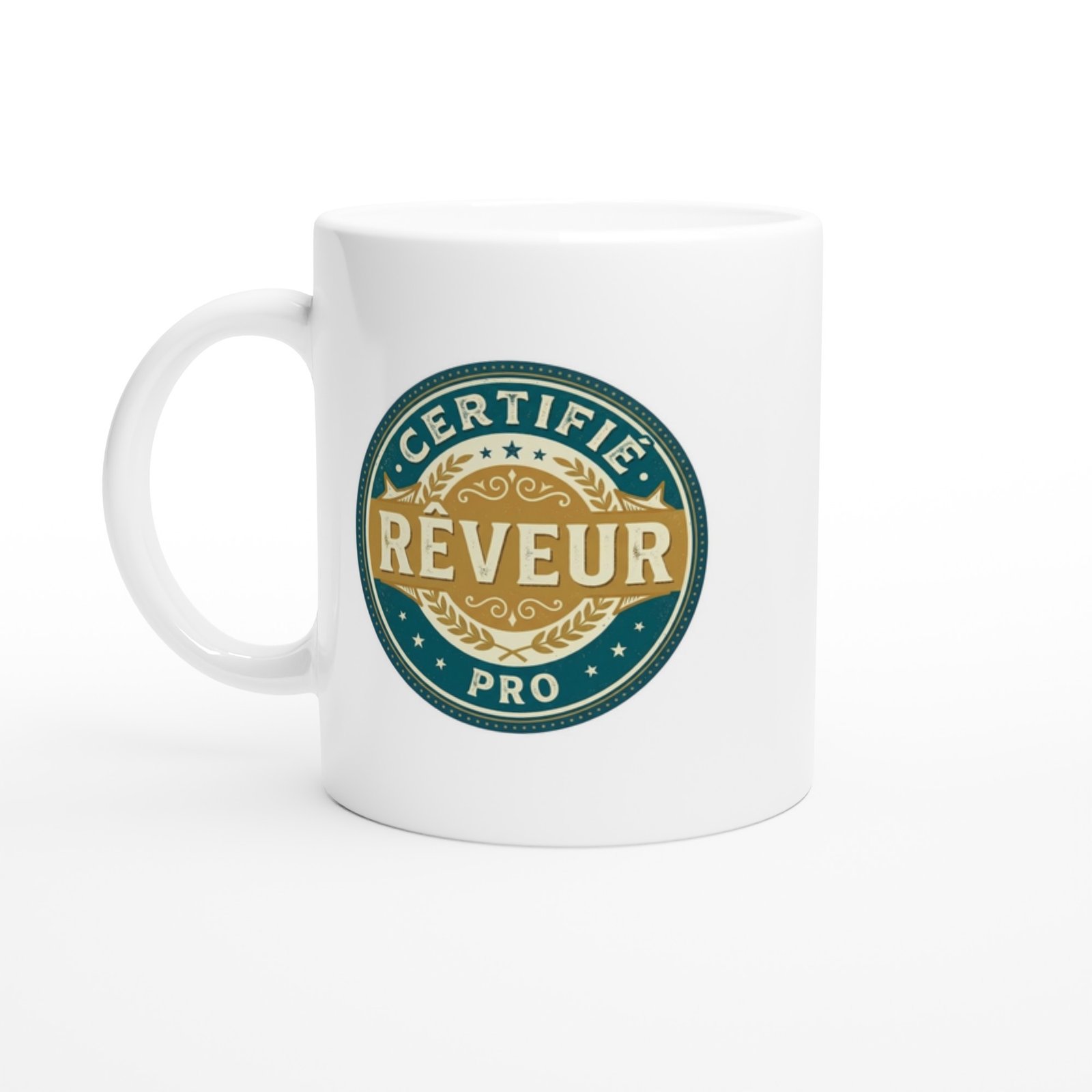 Mug Drôle Certifié Rêveur Pro