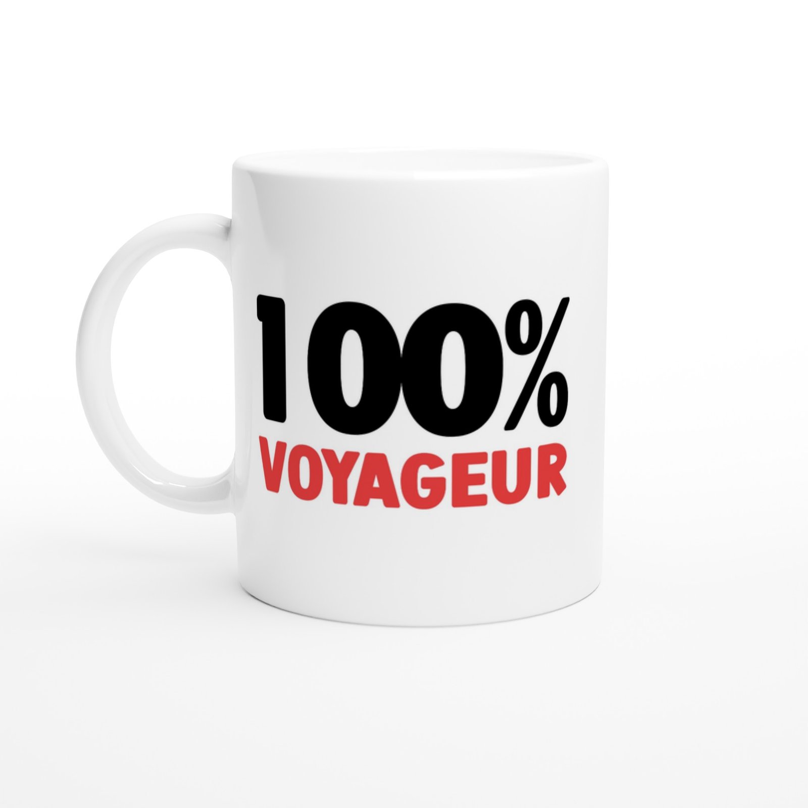 Mug Drôle Homme 100% Voyageur