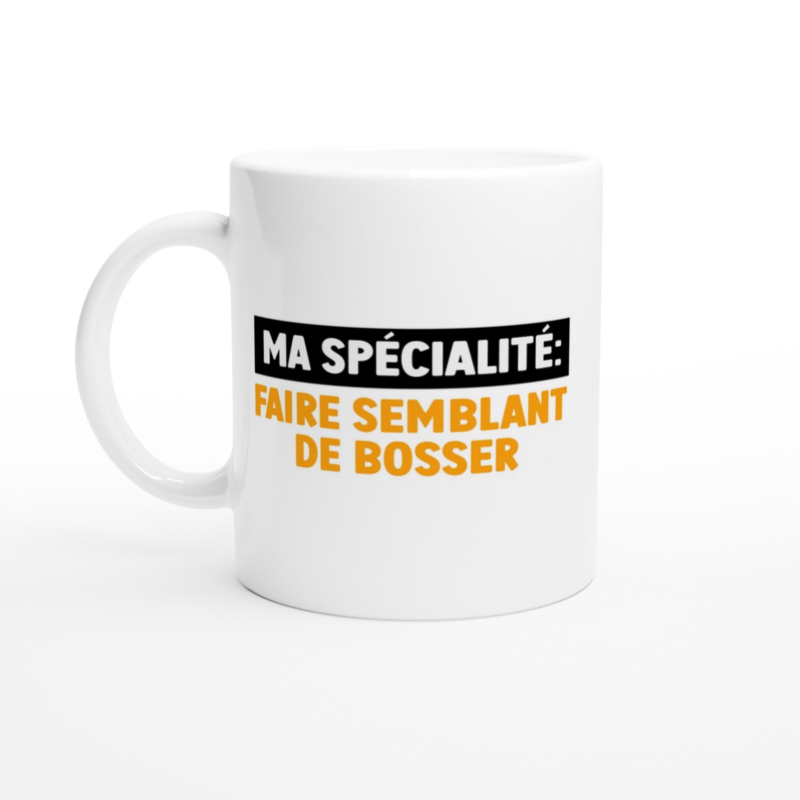 Mug Drôle Homme Faire Semblant de Bosser