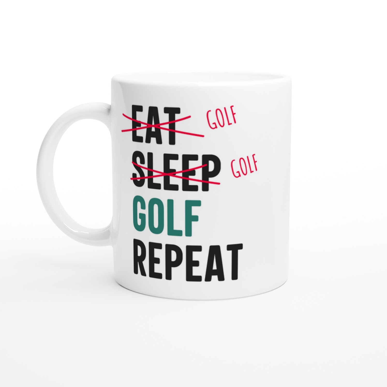 Mug eat sleep golf