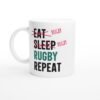 Mug eat sleep rugby