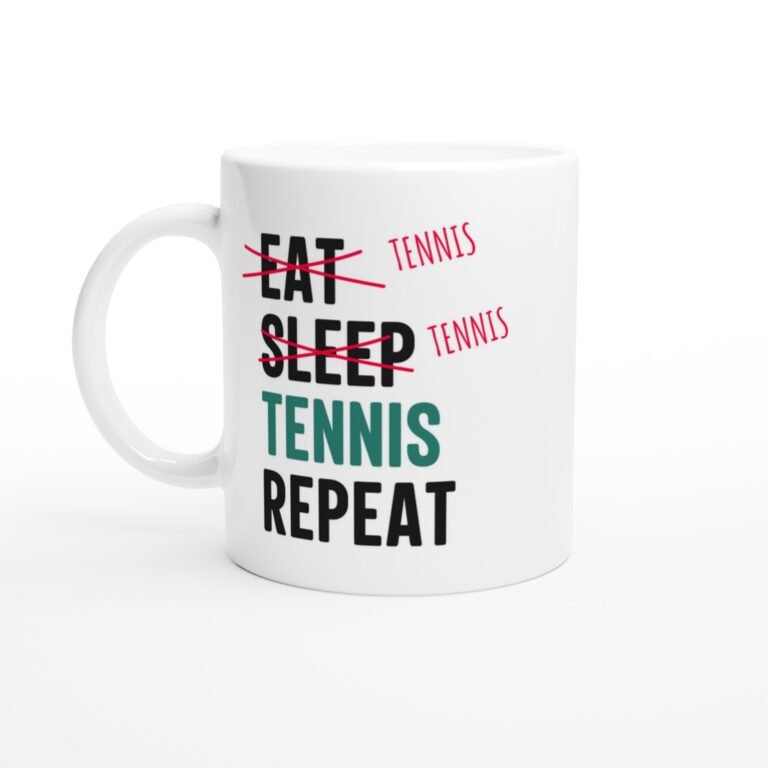 Mug eat sleep tennis