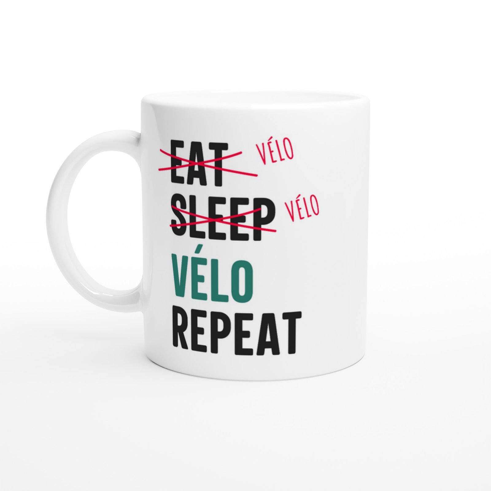 Mug eat sleep vélo