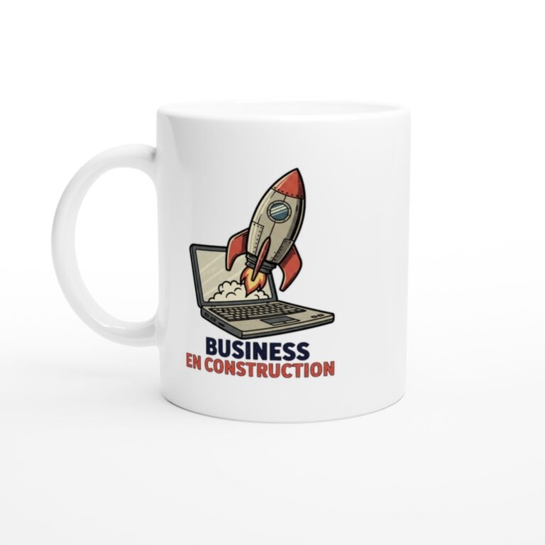 Mug Entrepreneur business en construction