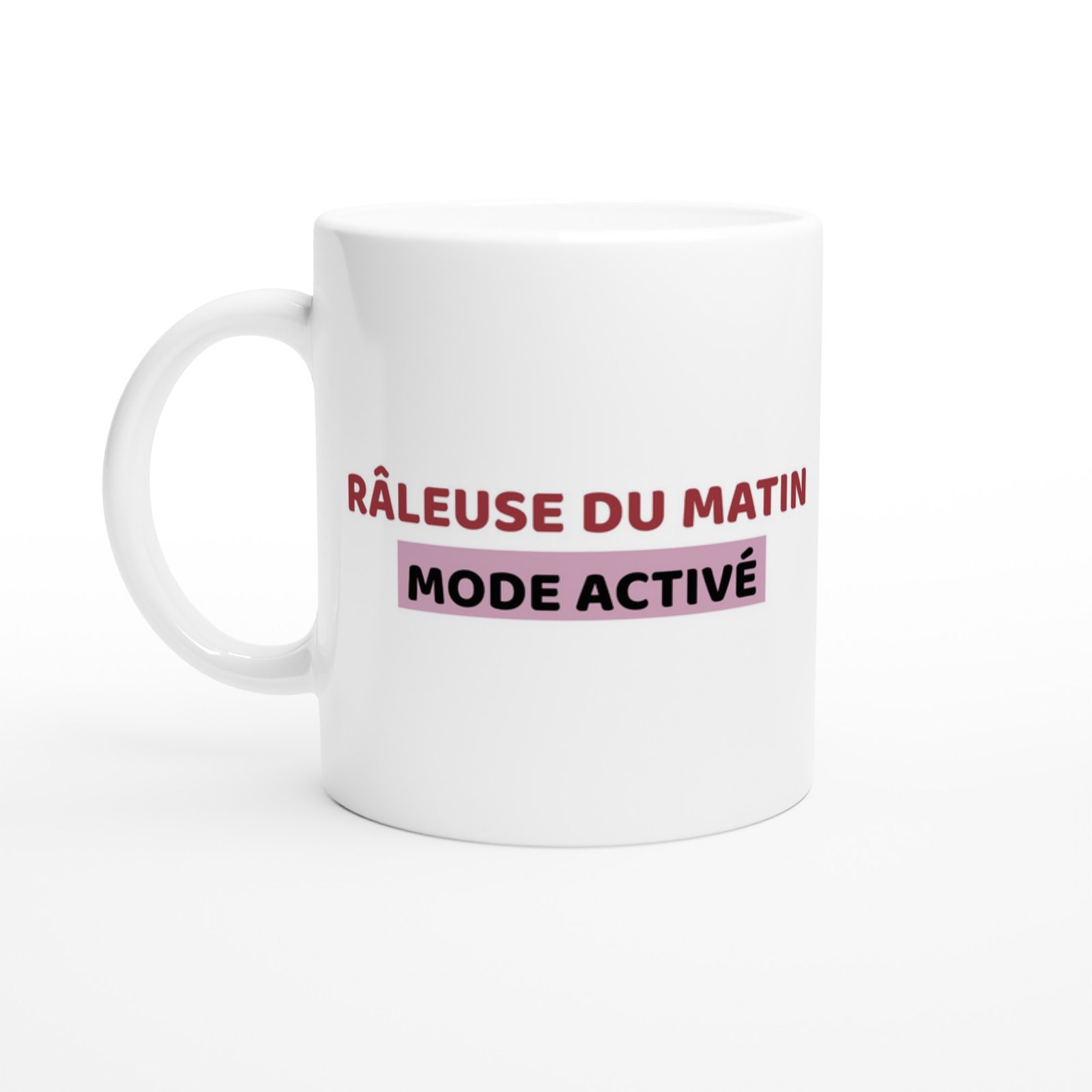 Mug Femme Humour Râleuse du Matin Mode Activé