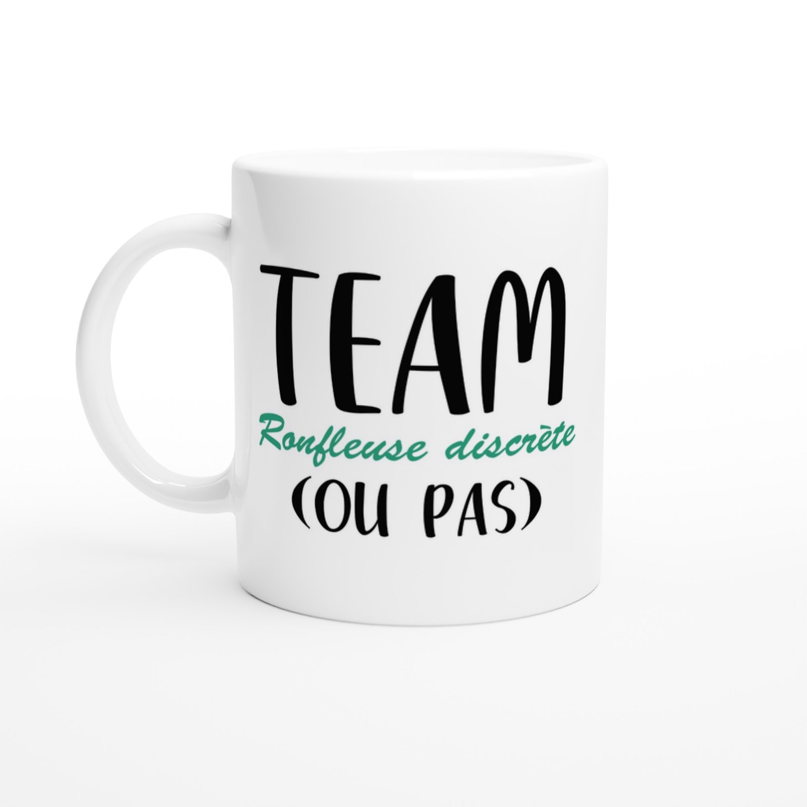 Mug Femme Humour Team Ronfleuse Discrète