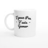 Mug Gamer J’peux pas j’suis gamer – script manuscrit sobre