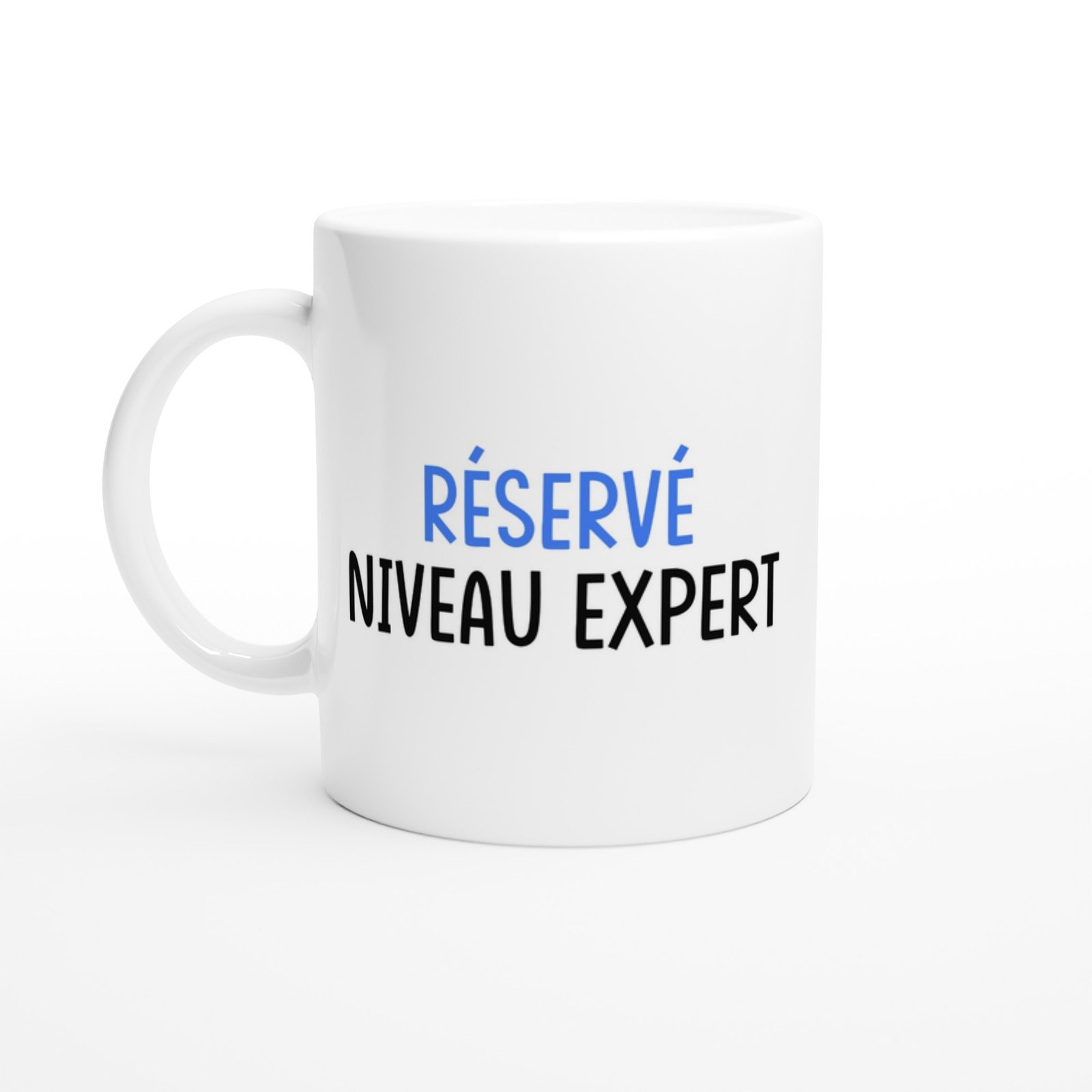 Mug Humour Homme Réservé Niveau Expert
