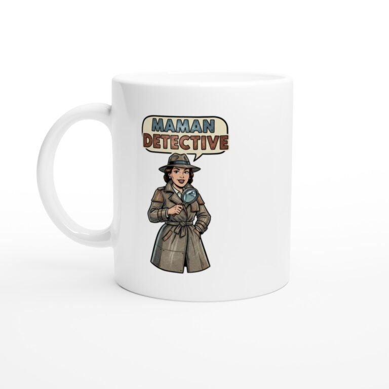 Mug Humour Maman Détective