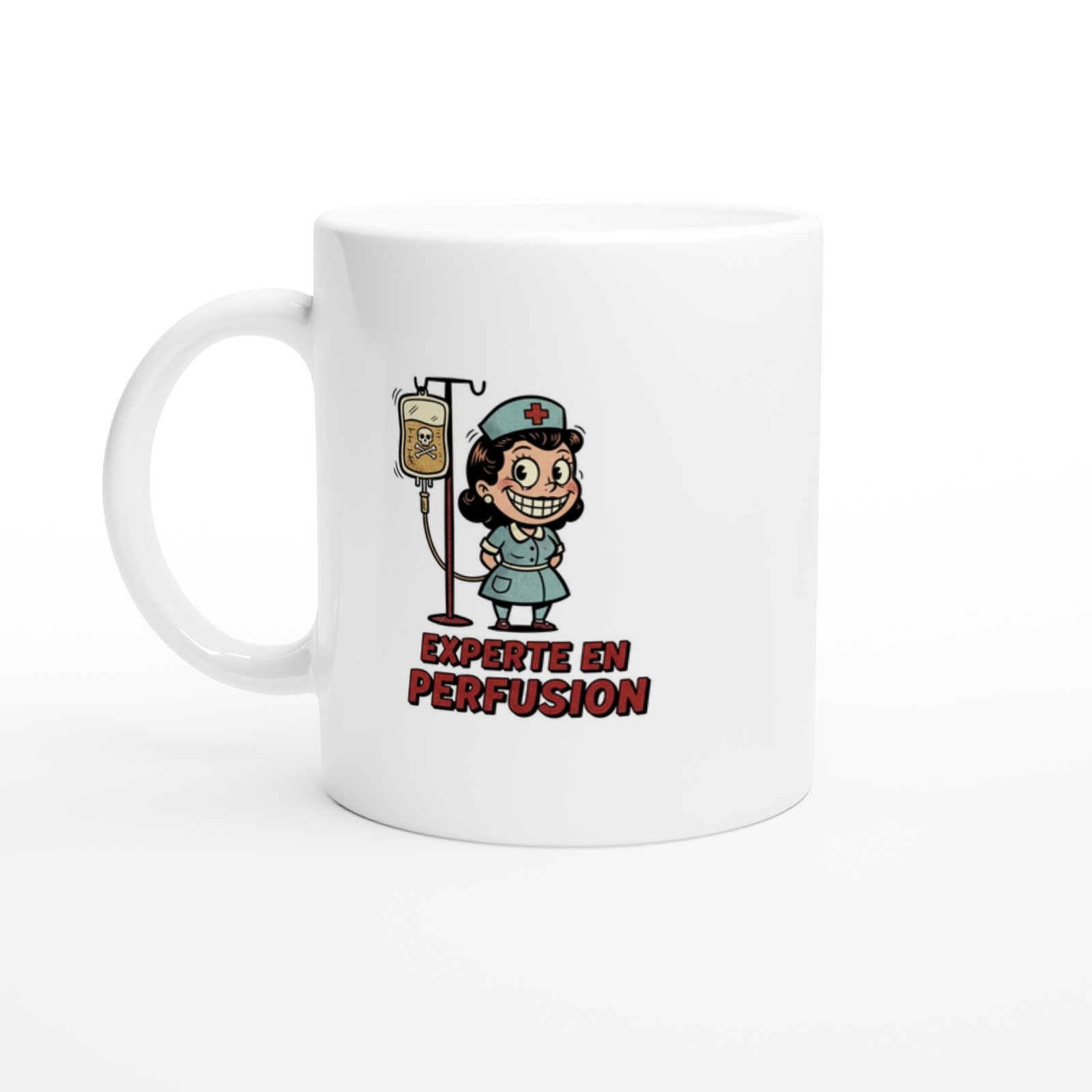 Mug Infirmiere Humour Experte en Perfusion