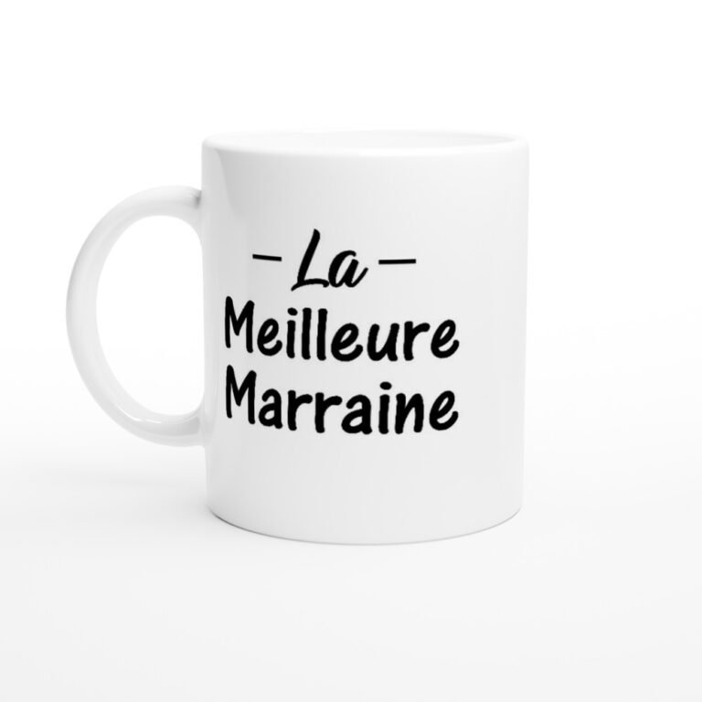 Mug Marraine La meilleure marraine - Idée Cadeau Marrainage
