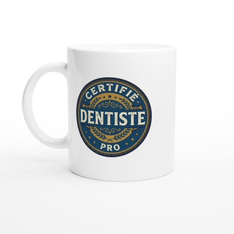 Mug Metier Certifié Dentiste Pro