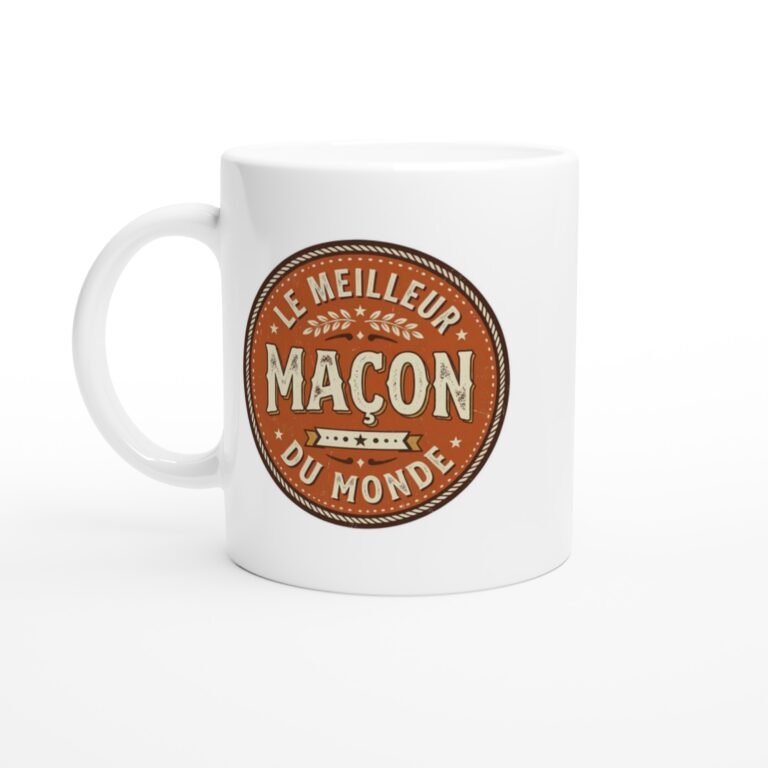 Mug Metier Le Meilleur Maçon du Monde
